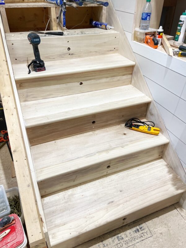 Stairway Progress​ (Photo: R.P. Murphy)