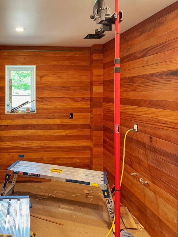 Garapa Paneled Bathroom (Photo: Eric Crowningshield)