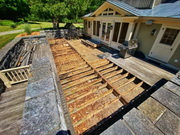 Old Deck Demolition (Photo: Geo Davis)