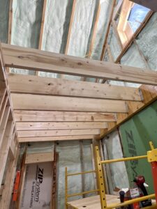 January 2023 Framing Flashback: Framing Icehouse Interior Ceilings (Photo: R.P. Murphy)