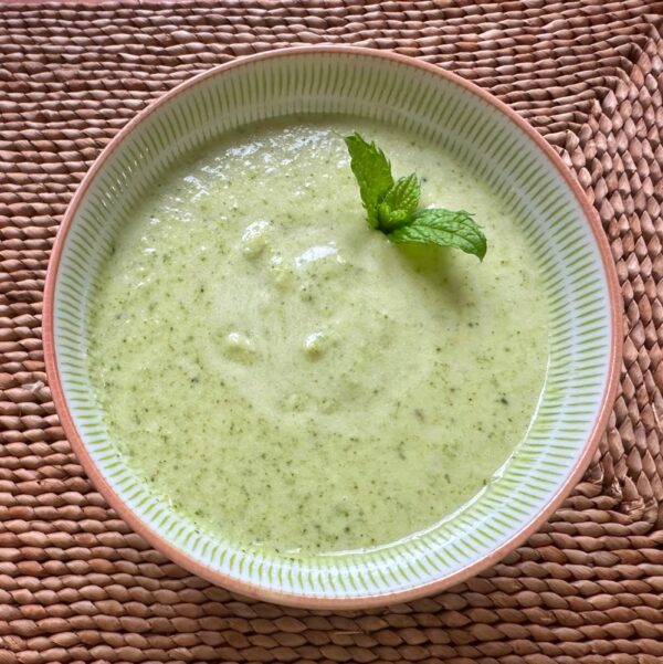 Chilled Dairy Free Broccoli Soup​ (Photo: Geo Davis)