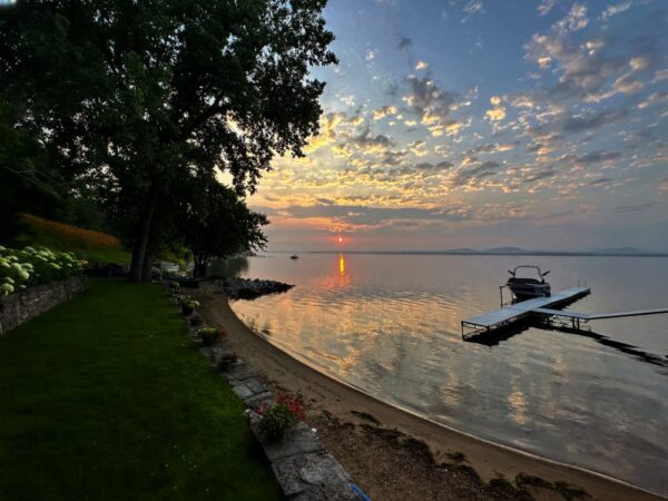 Smoky Sunrise Over Lake Champlain (Photo: Geo Davis)