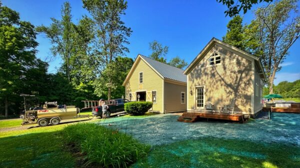 Hydroseeding Icehouse Lawn (Photo: Geo Davis)