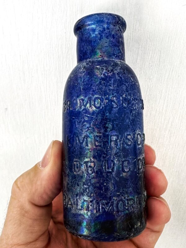 Rhyming Relics: Bromo-Seltzer bottles (Photo: Geo Davis)