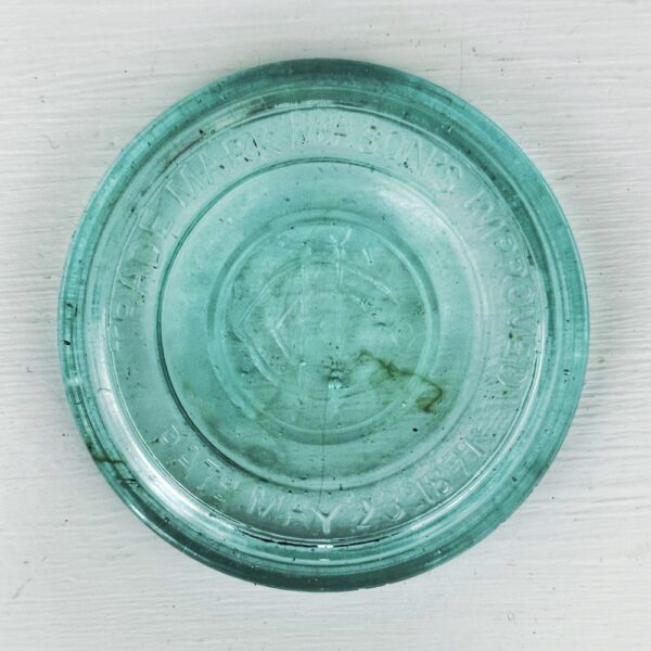 Rhyming Relics: Mason's Improved glass canning lid (Photo: Geo Davis)