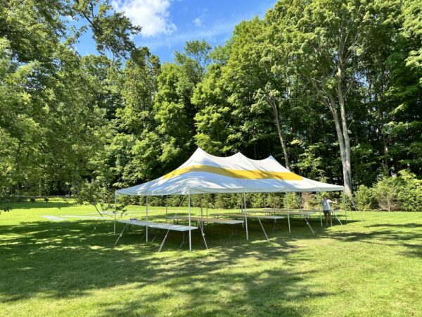 Celebrating an Emptied Out Tent (Photo: Geo Davis)