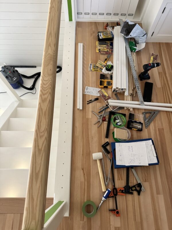 Loft Guardrail Installation Progress (Photo: Geo Davis)