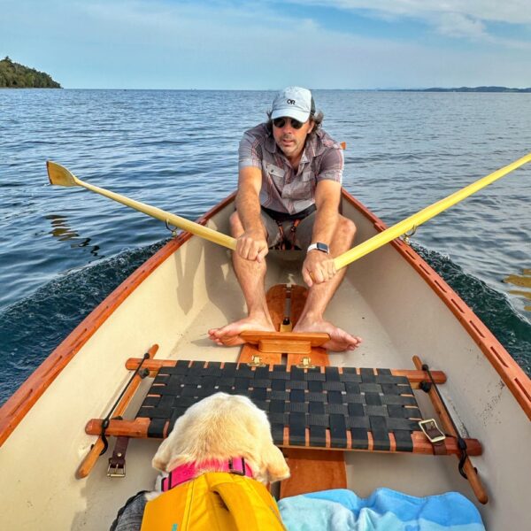 Sculling Into Autumn (Photo: Susan Bacot-Davis)