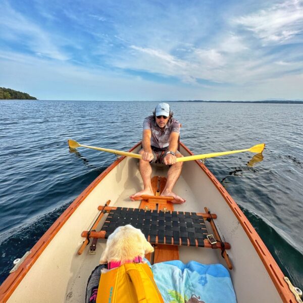 Sculling Into Autumn (Photo: Susan Bacot-Davis)