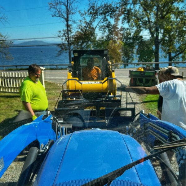 Sidewalk Upgrade Begins (Photo: R.P. Murphy)