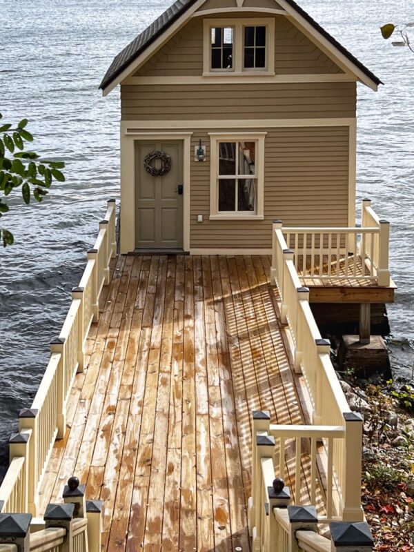 Boathouse Gangway Redux, October 16, 2023 (Photo: R.P. Murphy)