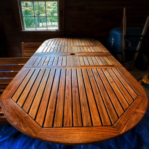 Teak Table Renewal (Photo: R.P. Murphy)