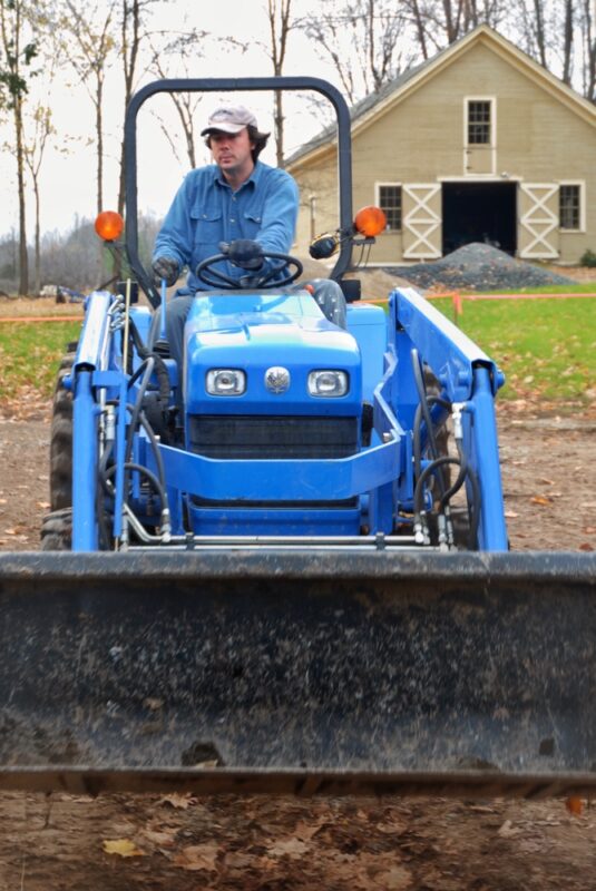 Stone Wall Retrospective: tractoring (Photo: Susan Bacot-Davis)