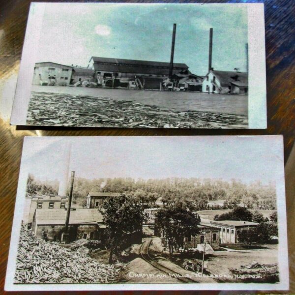 Willsboro Paper Mill, circa 1900 (Source: Antique Postcards)