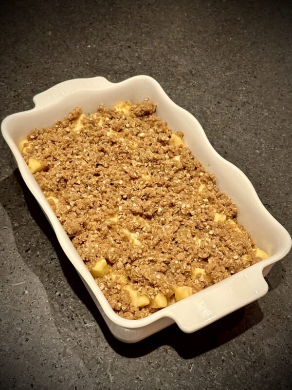 Apple Crisp: Ready to Bake (Photo: Geo Davis)