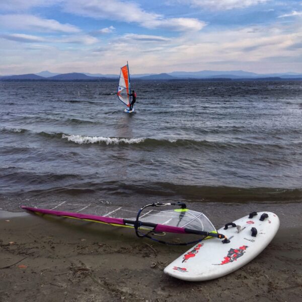 Susan Windsurfing, November 26, 2015 (Photo: Geo Davis))