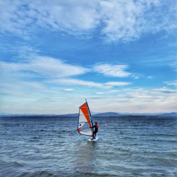 Susan Windsurfing, November 26, 2015 (Photo: Geo Davis))