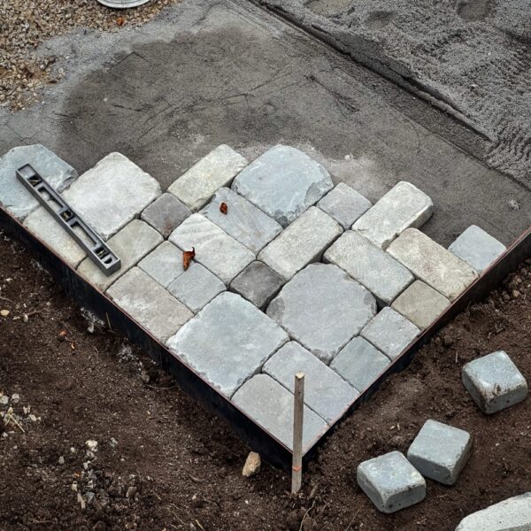 Starting Pavers (Photo: Geo Davis)