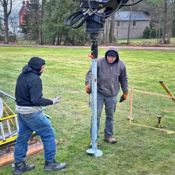 Phil Leveling Helical Pile Installation (Photo: Geo Davis)