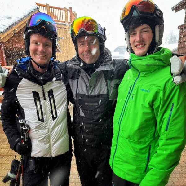 Skiing with Nephews (Photo: Geo Davis)