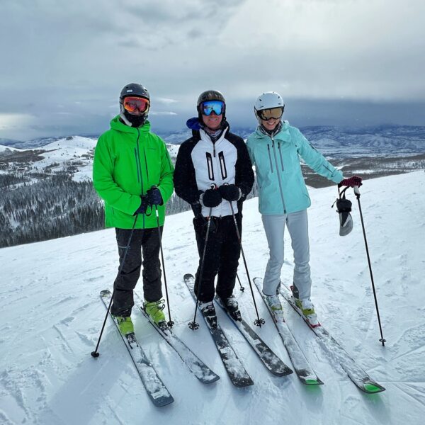 Skiing with Susan and Nephews (Photo: Geo Davis)