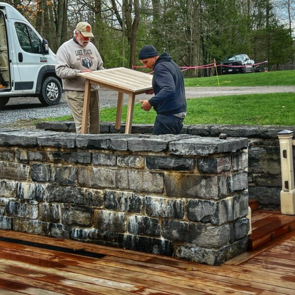 Ron Delivers Bistro Table (Photo: R.P. Murphy)