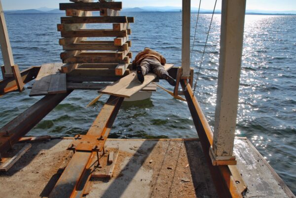 Boathouse Restructuring, 6 March 2008 (Photo: Geo Davis)