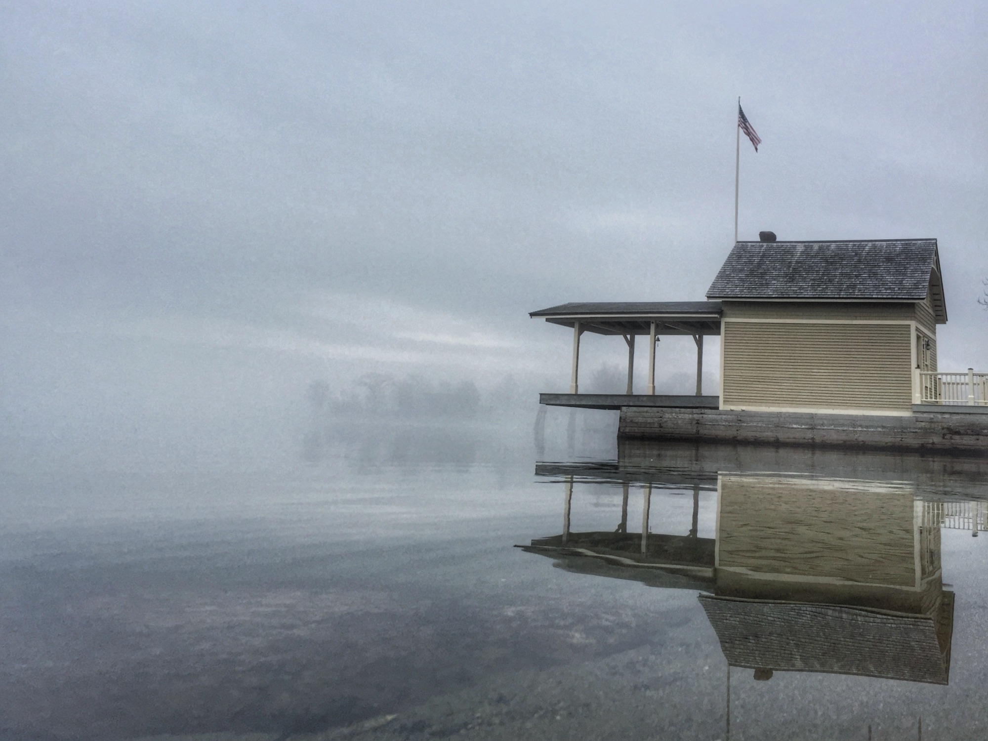 Milky Morning Boathouse, March 10, 2016 (Photo: Geo Davis)