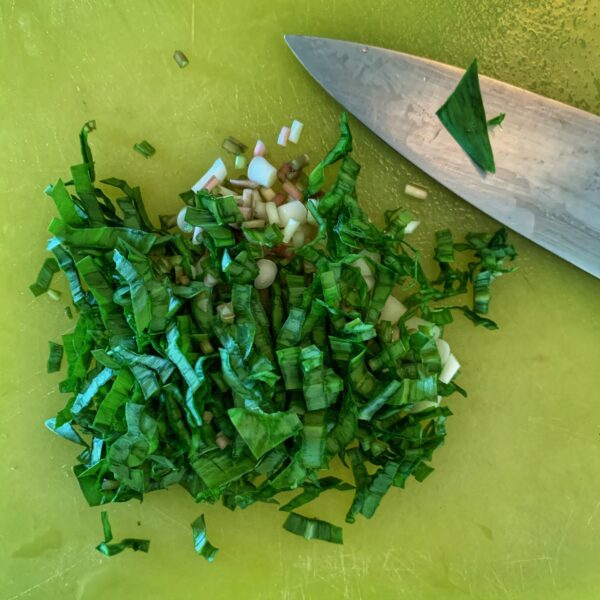 Wild Ramps, Finely Chopped (Photo: Geo Davis)